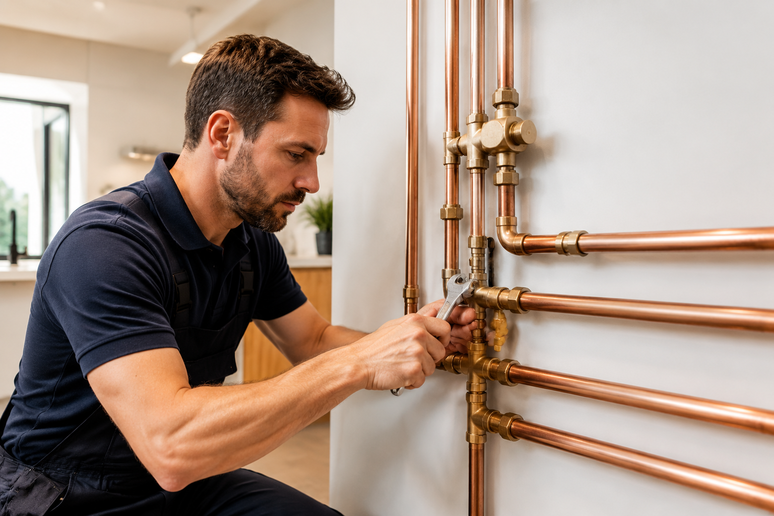 Flowline Plumbing demo website preview